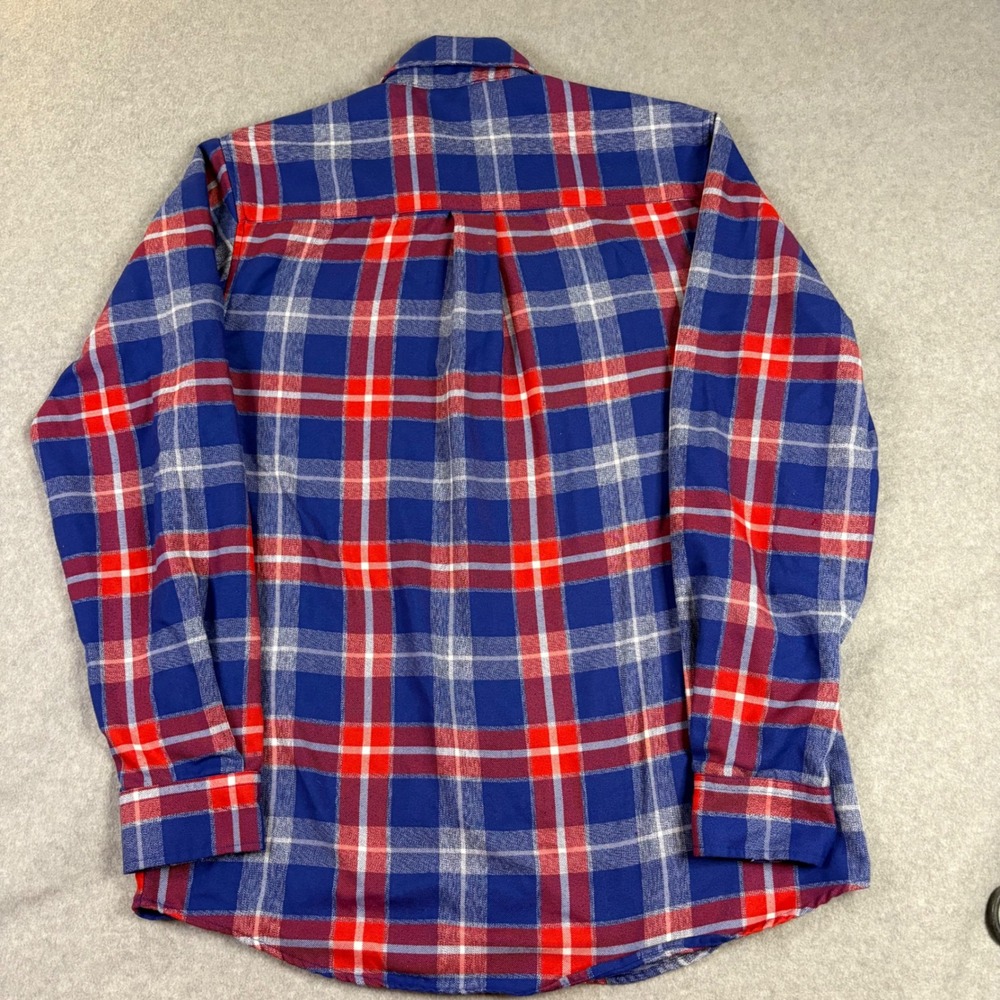 Dixxon Flannel The Red Green Show Possum Brotherhood Plaid Shirt Mens M Blue Red - Picture 13 of 13